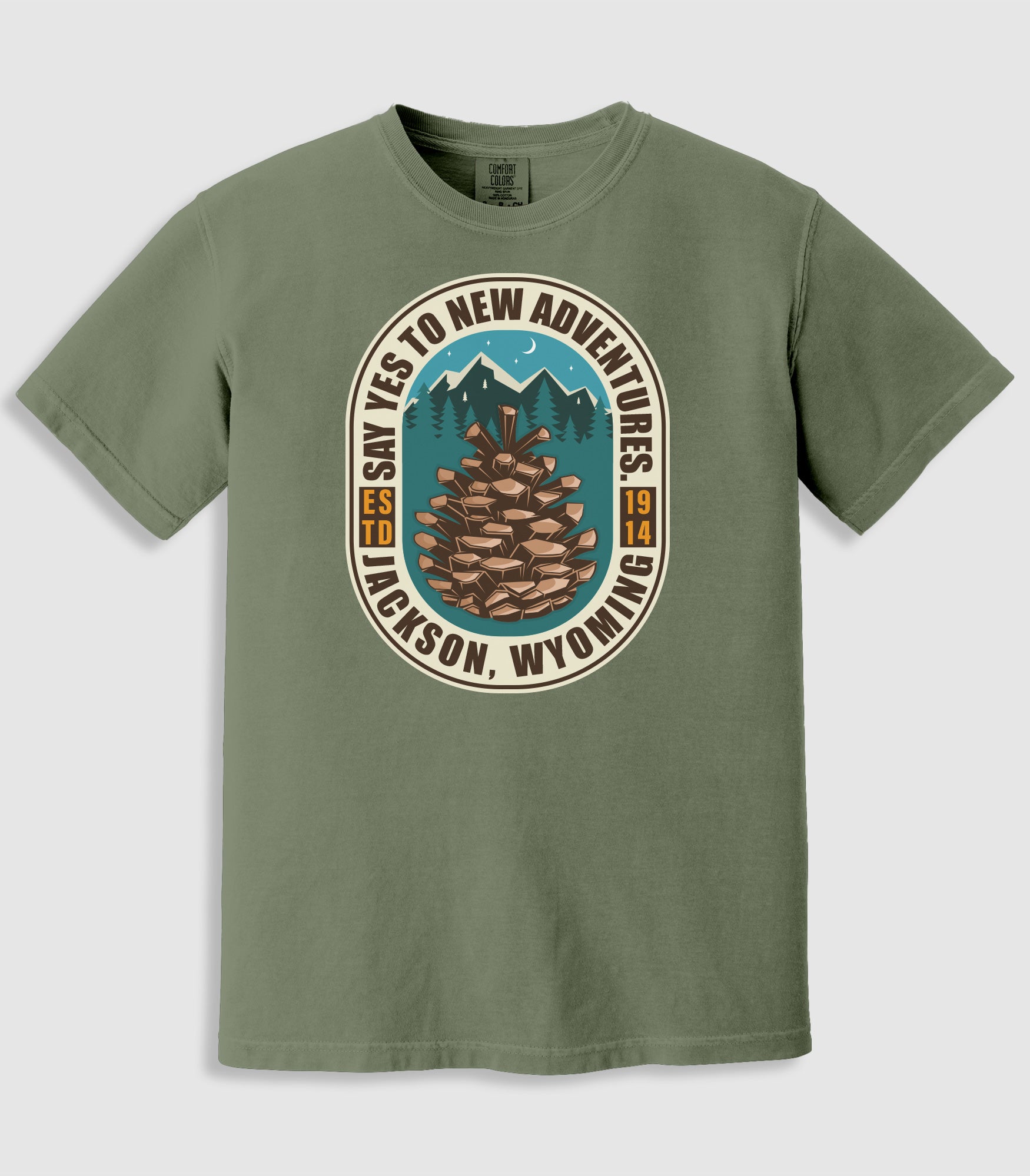 Say Yes To The Adventure Forest Pinecone