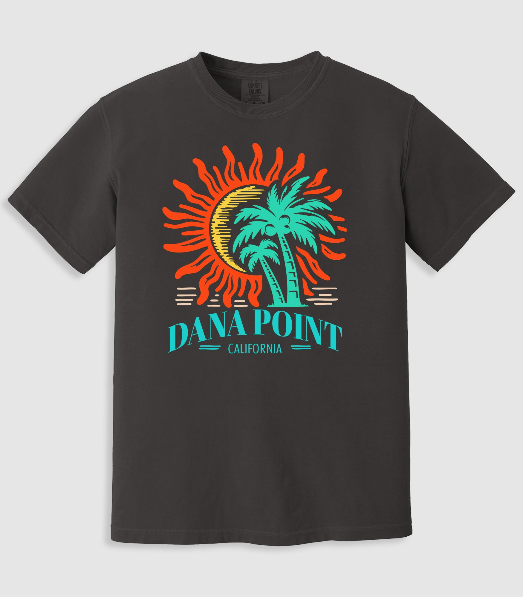 Curvy Sunset Palm Tree