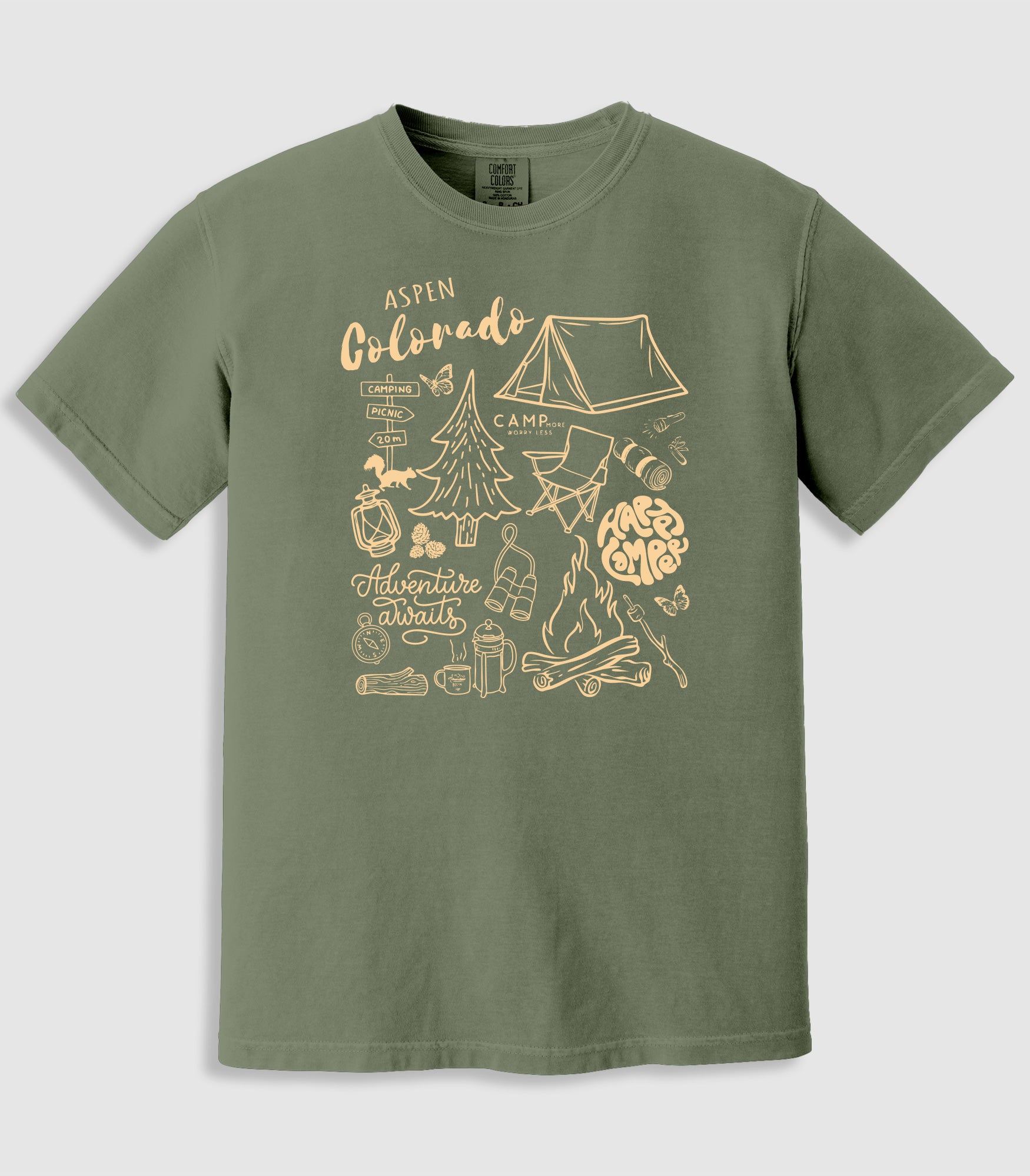 Retro Camping Collage