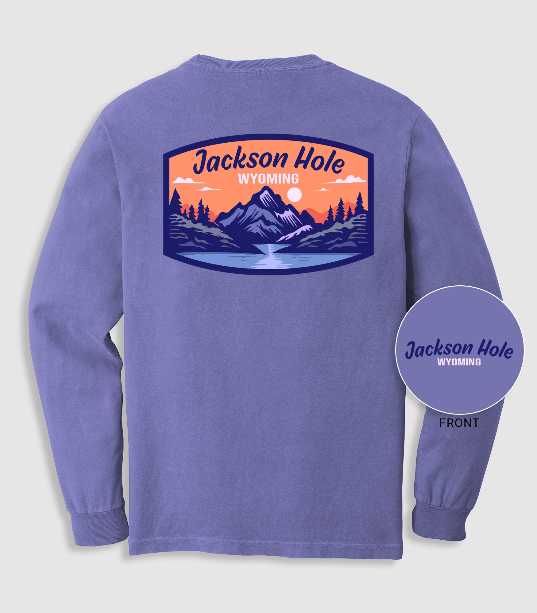 Sunset River Valley Mountain