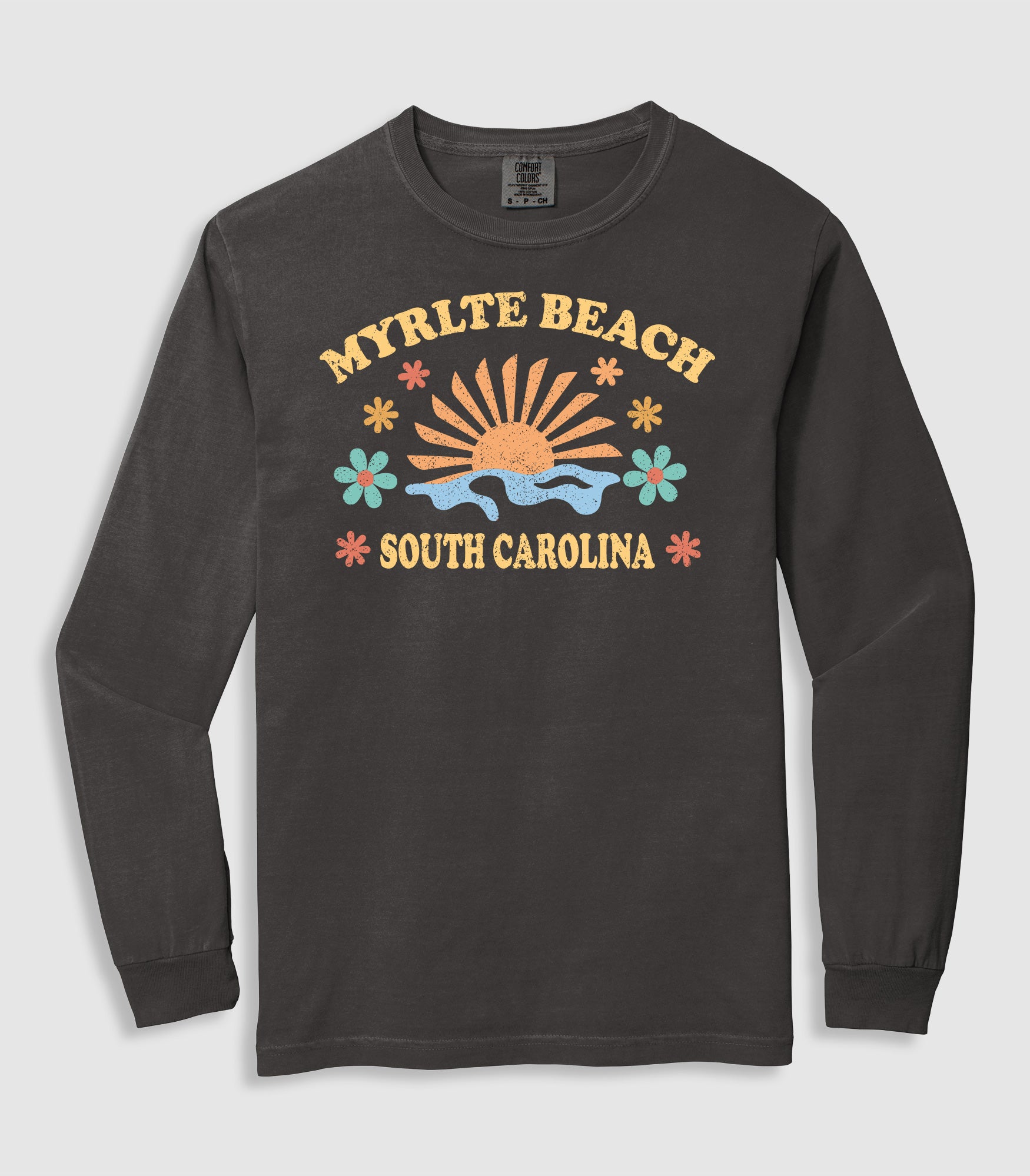 Groovy Floral Sunset