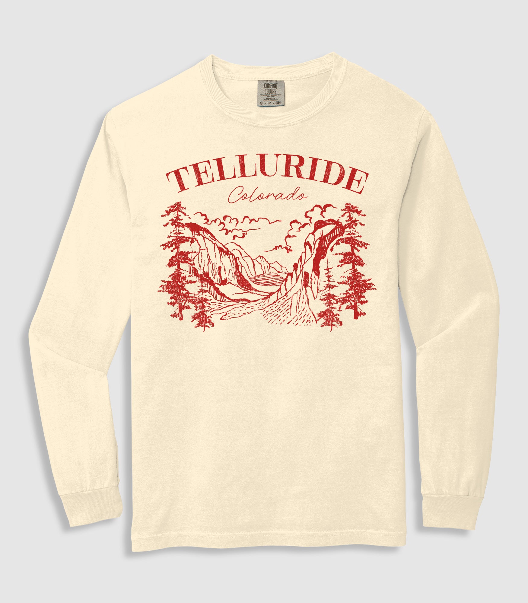 Drawn Forest Mountains Arch