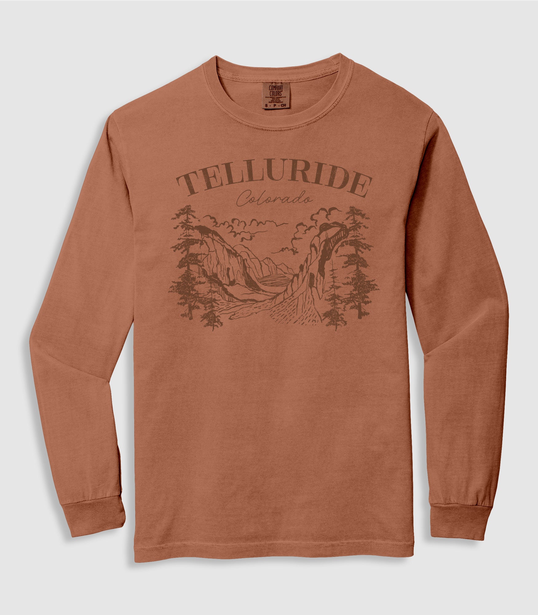 Drawn Forest Mountains Arch