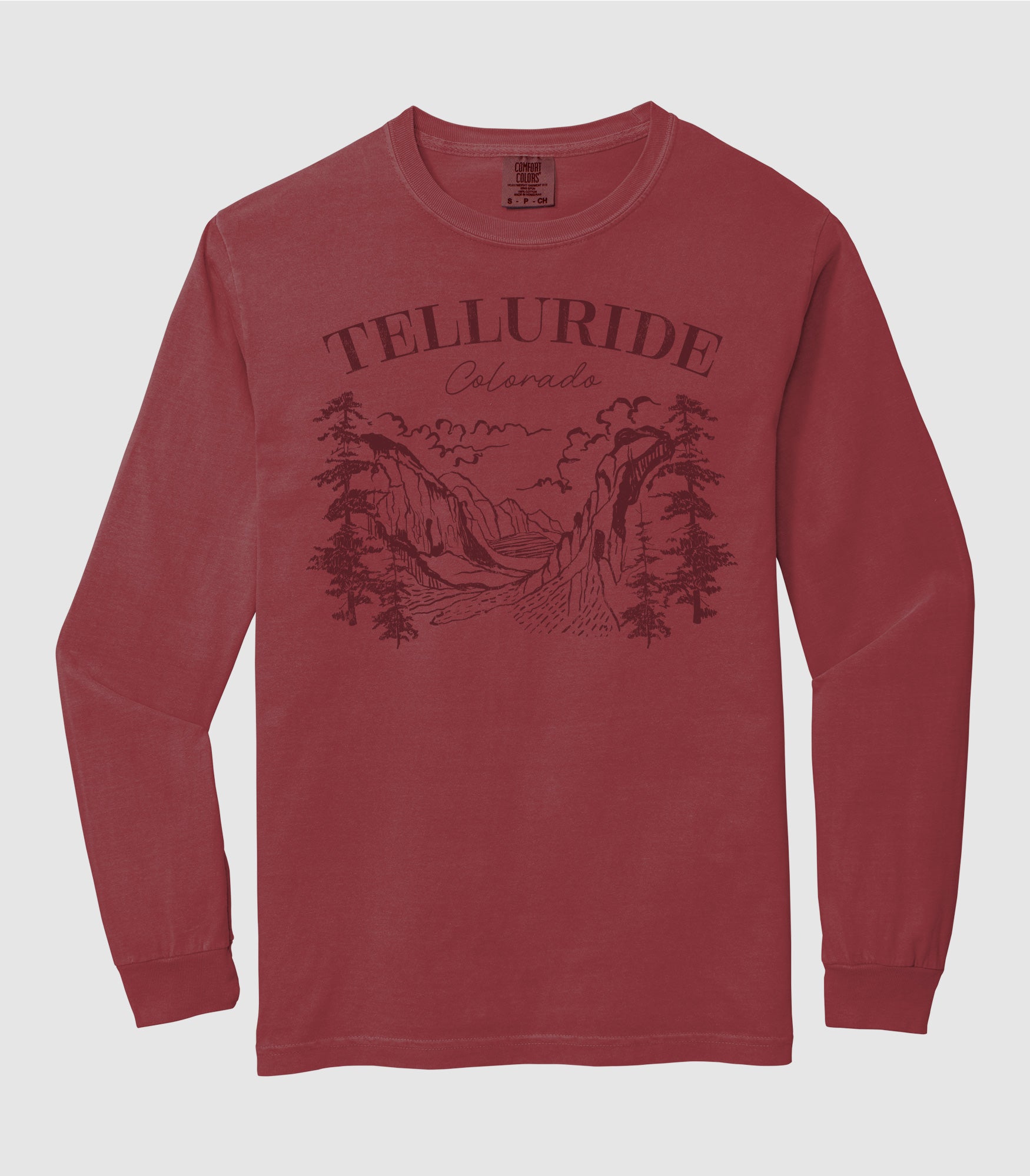 Drawn Forest Mountains Arch