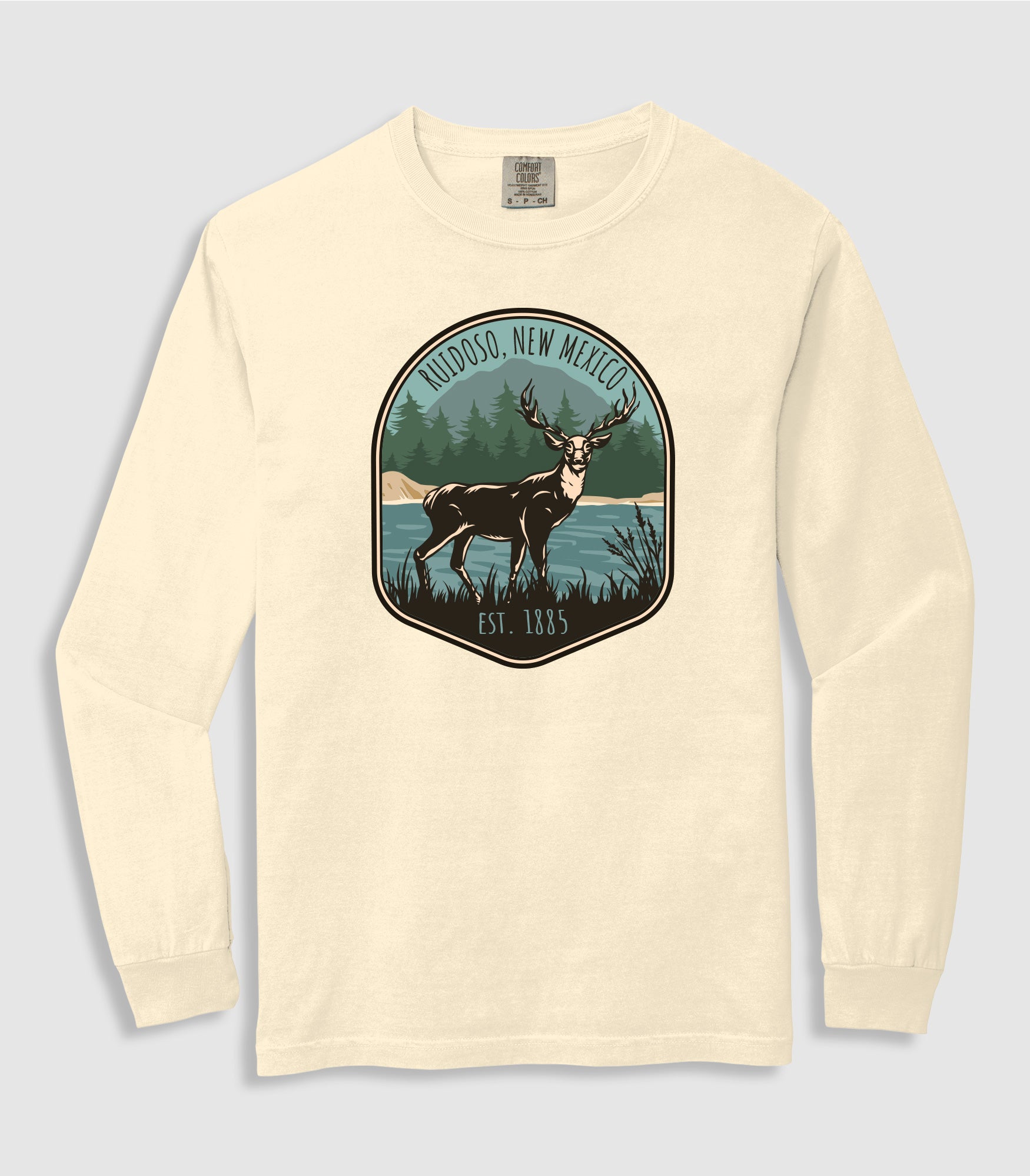 Forest Deer By The River