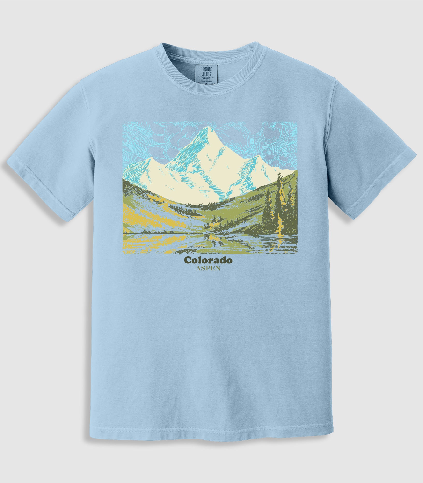 In The Mountains Painting