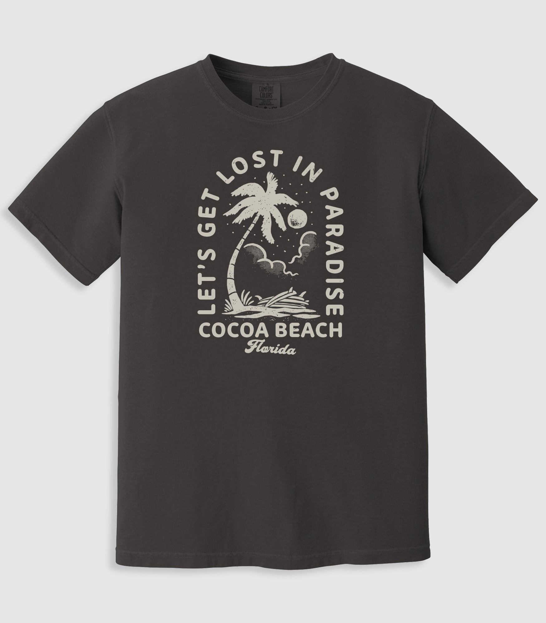 Lets Get Lost In Paradise Palm tree